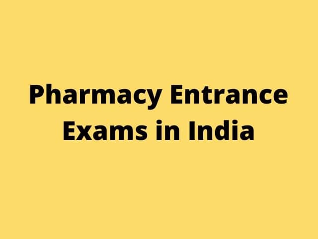 Pharmacy Entrance Exam 