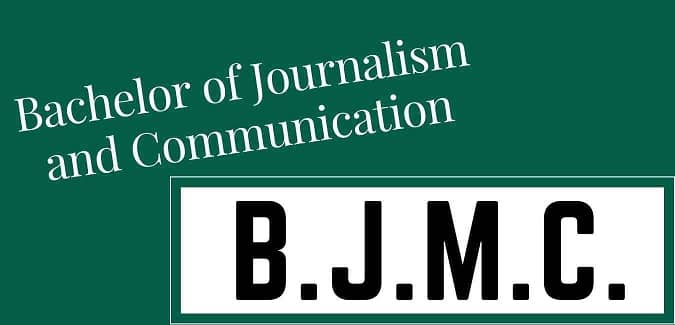 Bachelor of Journalism & Mass Communication